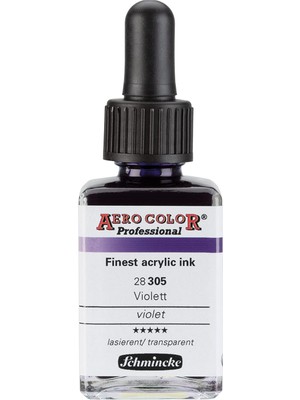 Kazan Hobi Schmincke Aero Color Professional Akrilik Airbrush Mürekkebi 28 ml 305 Violet