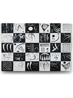 Kazan Hobi Wassily Kandinsky - Thirty Tablosu - 90X60CM