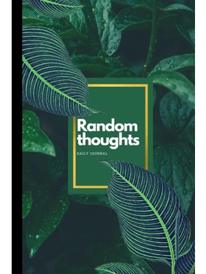 Kazan Hobi Random Thoughts Daily Journal