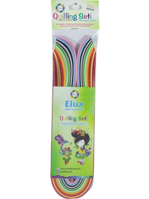 Kazan Hobi Quilling/quiling Set (Kalın) 1X50 cm 150 Kağıt Şerit 8680422509877