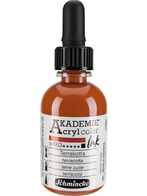 Kazan Hobi Schmincke Akademie Akrilik Mürekkep 50 ml 663 Terracotta