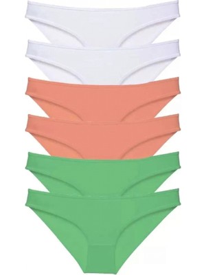 Hace Bazaar 6 Adet Süper Eko Set Likralı Kadın Slip Külot 550