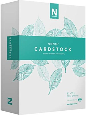 Kazan Hobi Neenah Vellum Bristol Kartvizit, Hafif, 325 Yaprak, 70LB/147 Gsm, 94 Parlaklık, 8,5" x 11" - Daha Fazla Çarşak! (91633)