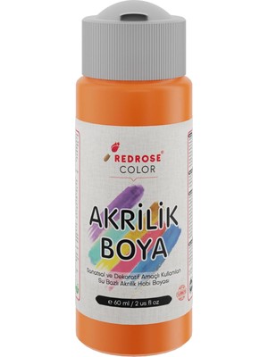 Kazan Hobi Turuncu Akrilik Boya 60ML
