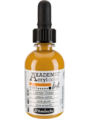 Kazan Hobi Schmincke Akademie Akrilik Mürekkep 50 ml 661 Yellow Ochre