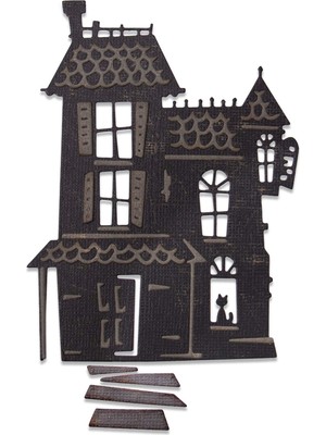 Kazan Hobi Sizzix Thinlits Sap Seti 3pk 664735 Haunted Tim Holtz Tarafından