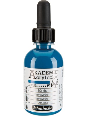 Kazan Hobi Schmincke Akademie Akrilik Mürekkep 50 ml 450 Turquoise