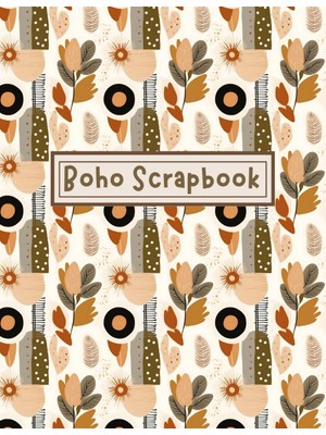 Kazan Hobi Boho Scrapbook Paper: Patterning Paper, Boho Pattern Paper Double Sided, Origami Paper, 40 Bohemian Abstract Designs, 40 Double-Sided Sheets, For Craft Card Making Scrapbook Photo Album Decor