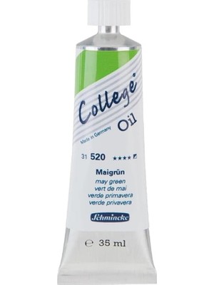 Kazan Hobi Schmincke 35 ml College Oil May Green Oil Color 31 520 009