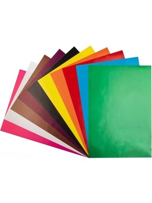 Kazan Hobi Mcolor A4 90 gr Çok Renkli Elişi Kağıdı 10'lu Paket