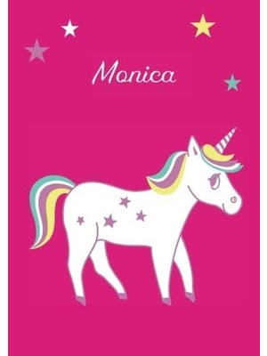 Kazan Hobi Monica: Einhorn Malbuch / Tagebuch / Notizbuch - Dın A4 - Blanko