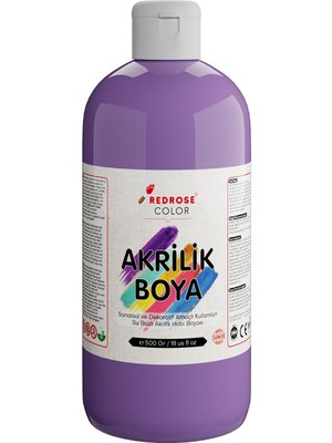 Kazan Hobi Lila Akrilik Boya 500GR