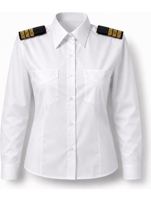 Pilot Gömlek Uzun Kollu Kadın