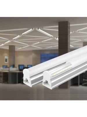Cata CT-2468 T5 Bant Armatürü Eklenebilir Anahtarlı 15W Ledli Beyaz Kasa Beyaz Işık 6400K 87CM
