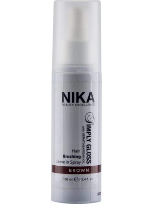 Kazan Hobi Nika Canlandırıcı Saç Spreyi Kahve Yansıma - Gloss Therapy Copper Renk 100 ml