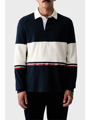 Tommy Jeans Polo Yaka Sweat Erkek Polo Yaka Sweat DM0DM23161 C1G