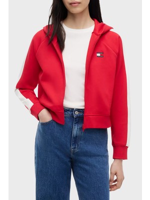 Tommy Jeans Regular Fit Kapüşonlu Sweat Kadın Sweat DW0DW23146 Xk9