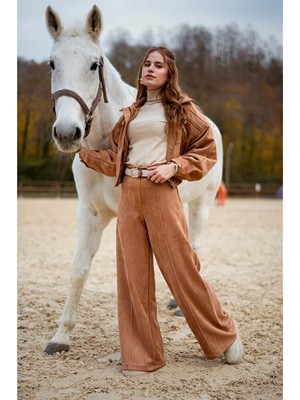 Maëlle Bohem Western Ceket-Pantolon Takım