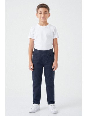 Kinderos Beli Lastikli Kaşkorse Çocuk Okul Pantolonu 8431-8331