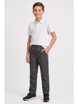 Kinderos Beli Lastikli Kaşkorse Çocuk Okul Pantolonu 8431-8331
