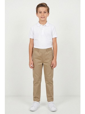 Kinderos Beli Lastikli Kaşkorse Çocuk Okul Pantolonu 8431-8331
