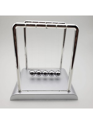 Gees Global 18 x 15 cm 5 Adet Metal Büyük Gümüş Denge Balans