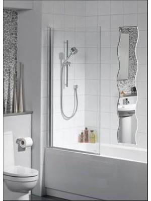 Kazan Hobi M3 Decorium 150CM Dalgalı Boy Banyo Salon Koridor Antre Duvar Aynası Cam Ayna