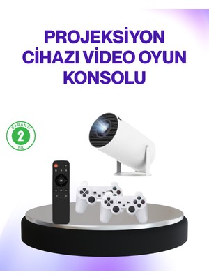 2.4g Kablosuz Destekli Oyun ve Film Projeksiyonu Ev Kullanımı Için - Lisinya