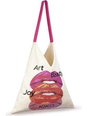 Kazan Hobi Kiko Makyaj Çantasi - Tote Bag Art Beauty Joy