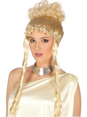 Kazan Hobi Marie Antoinette Baroque Dönem Peruğu Altın Renk