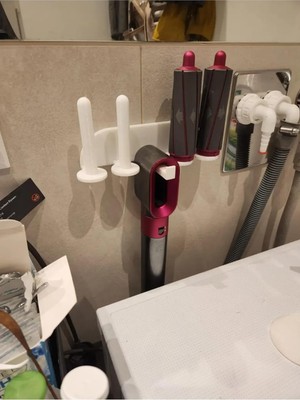 Kazan Hobi Dyson ile Uyumlu Tutucu Standı, Düzenleyici Organizer 5 Slotlu(Beyaz, Siyah ve Gri Renk Seçenekleriyle), 410CC3