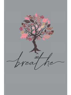 Kazan Hobi Just Baum Tattoomotiv Sommer Breathe Meditation Yoga Blätter: Notızbuch - Lustiges Frühling Pattern Tattoo Geschenk, Geschenkidee - A5 (6x9) - 120 ... Geburtstag, Lustig, Süß, Cute, Line Art
