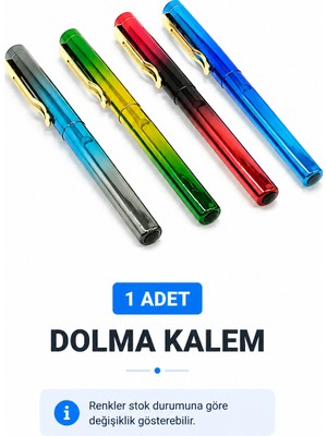 Chren 812 Kartuşlu Metal Görünümlü Dolma Kalem