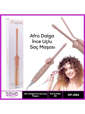 Ett Afro Dalga Ince Uçlu Saç Maşası