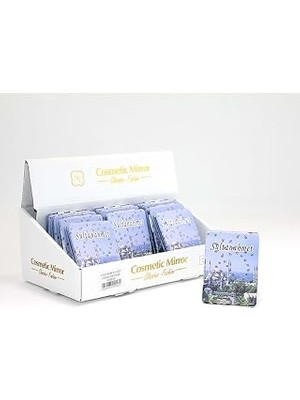 Kazan Hobi ESK-ALK2621 Taşlı Istanbul Tasarımı El Aynası Ince