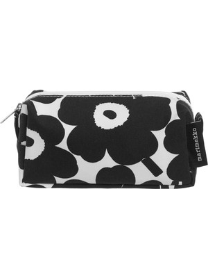 Kazan Hobi Marimekko - Tiise Mini Unikko Kozmetik Çantası (Siyah Haşhaş)