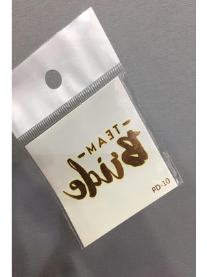 Kazan Hobi Gold Team Bride Geçici Dövme