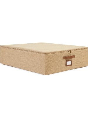 Kazan Hobi Ocean Home Textile Büyük Boy Jüt Destekli Kutu Hurç 55 x 70 x 18 cm