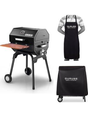 Kazan Hobi Guruss Takım Mangal + Kılıf + Önlük 50 cm