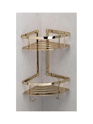 Kazan Hobi System Banyo Duş Raf Sistemi Gold Renk 427X197X280 mm