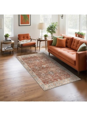 Kazan Hobi Onzy Kadife Kaymaz Pamuk Tabanlı Yıkanabilir Antibakteriyel Salon Halısı 100X150