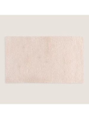 Kazan Hobi Chakra Bamboo Solid Banyo Paspası 60X100 cm Pudra