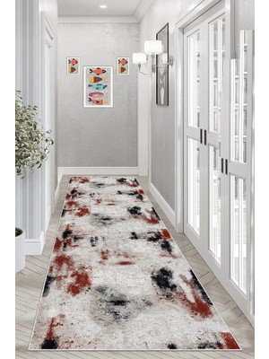 Kazan Hobi Pelangi Batik Desenli Renk Geçişli Dijital Baskı Yıkanabilir Kaymaz Taban Salon Halısı ve Yolluk, Karışık Renkli 80 x 600, 955518411110806007