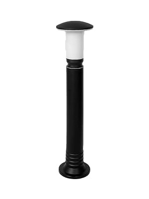 Kazan Hobi Mantar Uzun 80 cm Bahçe Aydınlatma Armatürü - Set Üstü Yol Aydınlatma Lambası E27 Duy, IP54 Su Geçirmez, Zita Yerli Üretim Siyah Bahçe Direği (Ampul Hariç)