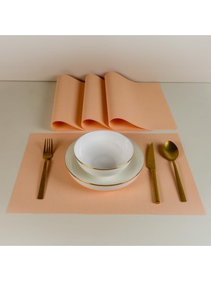 Kazan Hobi Maxstyle Harmony Citrus 4 Parça Amerikan Servis Seti 30X45 cm