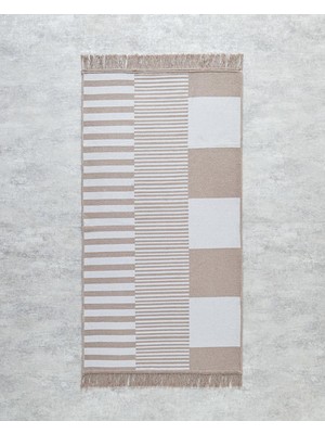 Kazan Hobi Vortice Dokuma Kilim Krem
