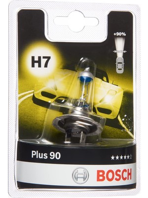 Kazan Hobi Bosch Ampul Plus 90 12V H7 55 W PX26D Tekli Jiletin Paket Dacia Duster 1.6 Sce 15-18 1987301078