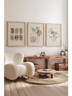 Kazan Hobi Artavessa Gerçek Ahşap Çerçeveli 3 Parça 3D Poster Tablo Seti - 3DARTSOHOSET26-1520