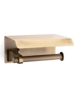 Kazan Hobi System Sparklıne Kapaklı Tuvalet Kağıtlığı Antik Renk 85X17X170 mm
