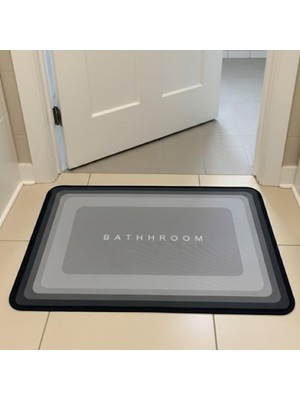 Kazan Hobi Wiforte Dikdörtgen Süper Emici Banyo Paspası – 38 * 58 cm Hızlı Kuruyan Kaymaz Tabanlı Ultra Emici Mat | Ev, Banyo ve Duş Alanı Için